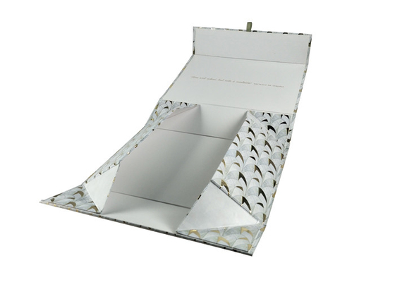 Good price 絶妙な平たい箱によってリサイクルされる折りたたみギフト用の箱、堅いボール紙のギフト用の箱 オンライン