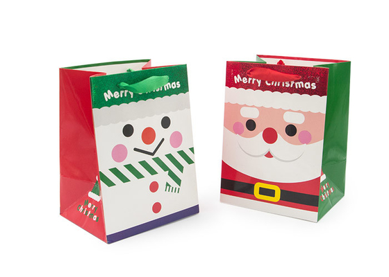 Good price きらめきのセリウムの証明のフル カラーの印刷されたメリー クリスマスのギフト袋 オンライン
