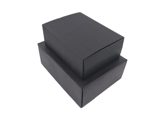 Good price ギフトのための皿が付いている自然なクラフト紙の黒のボール紙の荷箱 オンライン