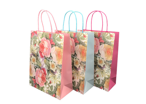 Good price 絶妙な支持できる昇進のペーパー ギフト袋の花模様の設計 オンライン