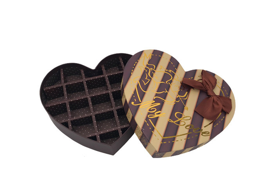 Good price ボール紙チョコレート化粧箱/ハート形のバレンタイン箱の習慣 オンライン