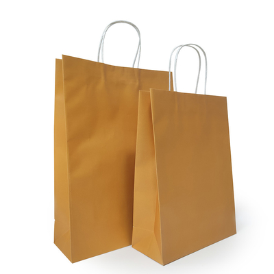 Good price 色の任意無地のクラフトの18の紙袋は使用された多数の時の買い物袋である場合もある オンライン